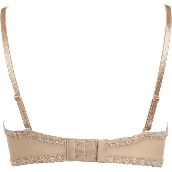 Wacoal b.tempt'd Faithfully Yours Strapless Bra Au Natural # 954108 - Size 34C - Picture 8 of 11